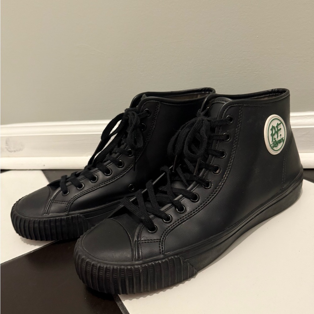 P.F. Flyers Black Classic Sneakers